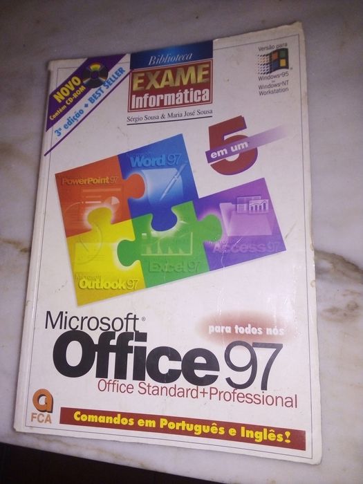 Conjunto de 2 Livros Microsoft Office 97
