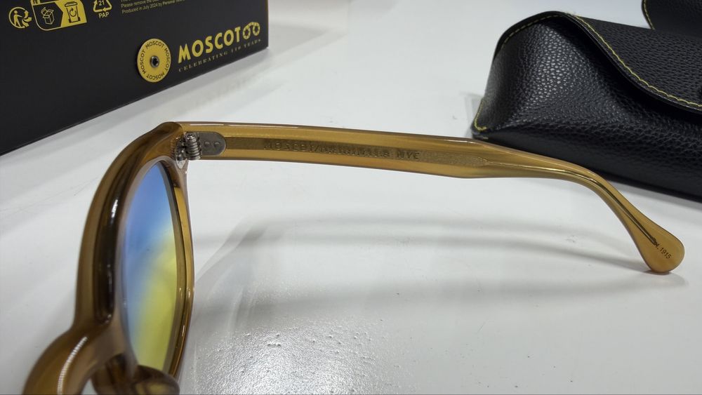 Oculos sol Moscot Lemtosh 46 Aqua Sunrise