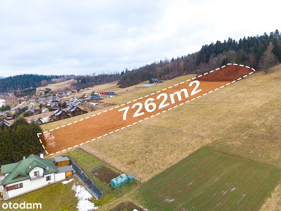 Działka nad Soliną | 72,62ar | pod inwestycję