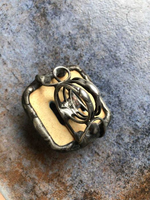 Кулон + кольцо (керамика)