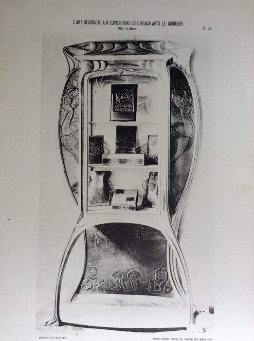 Tema: Mobiliário.  Estampas fotográficas.  Ano 1902.  Public. n.º 2