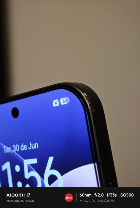 Xiaomi 17 256gb - muito bom estado fatura e garantia com capa