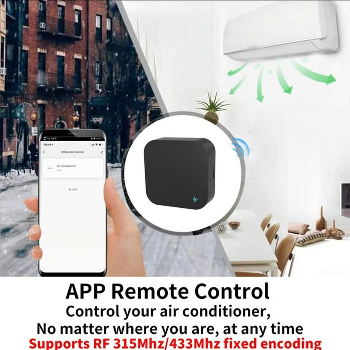 Controlador Remoto Infravermelhos + RF Wi-Fi SmartLife Google Alexa