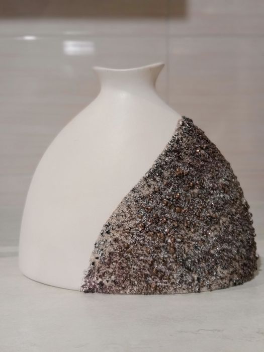 Komplet wazon z kotem