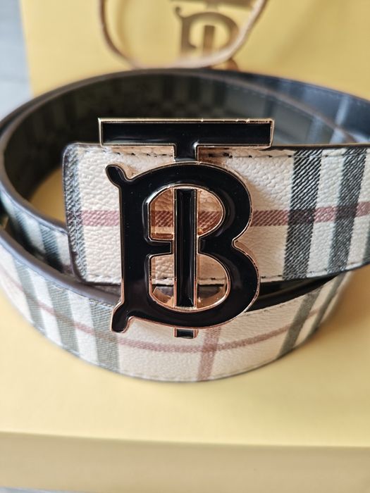 Dwóstronny pasek burberry