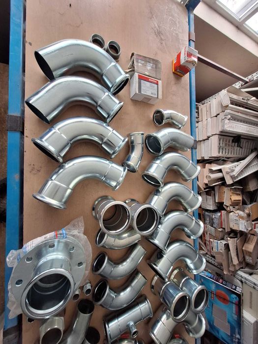 Kształtki i elementy systemu instalacyjnego ze stali węglowej