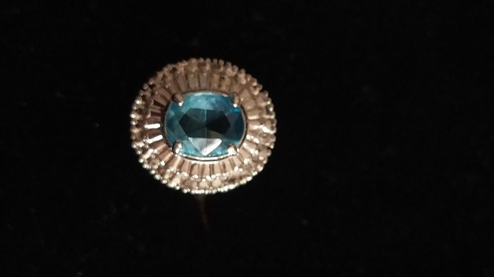 Anél de ouro com prata