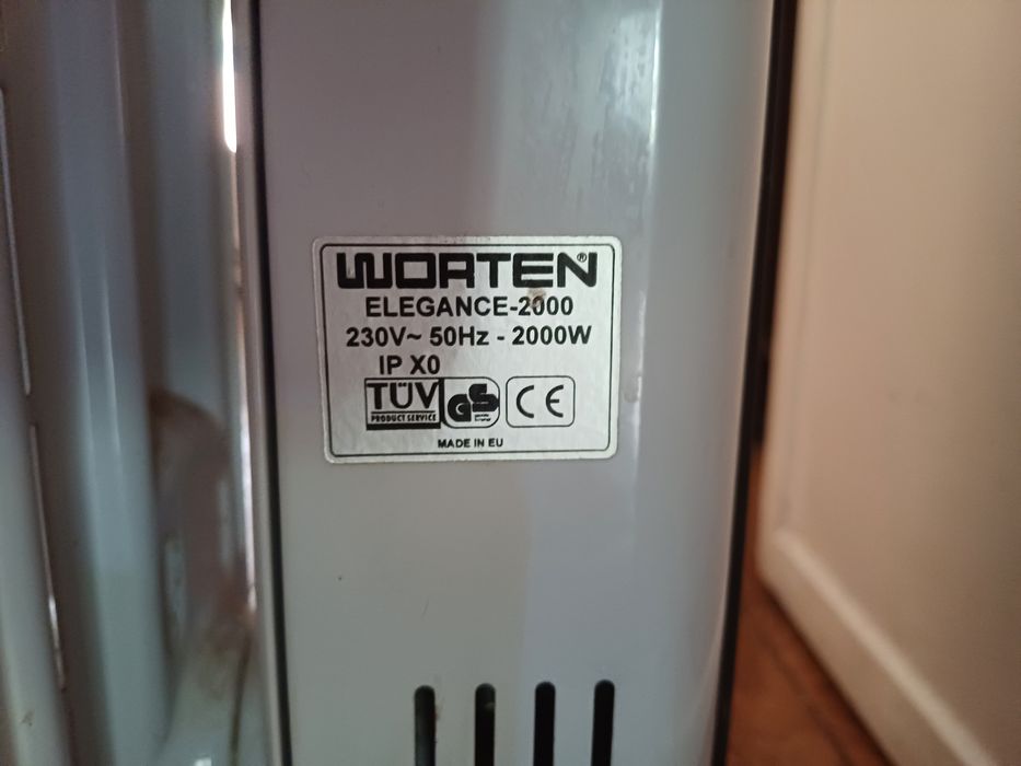 Aquecedor a óleo Worten