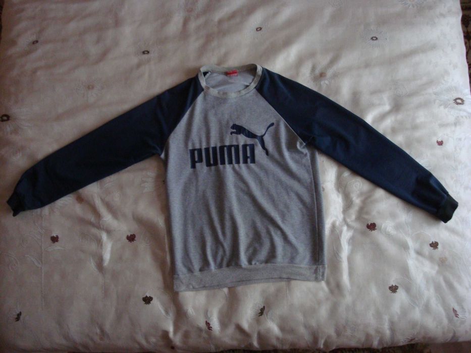 Толстовка,свитшот Puma оригинал,качественная,размер L(обхват груди-110 см),отличное состояние