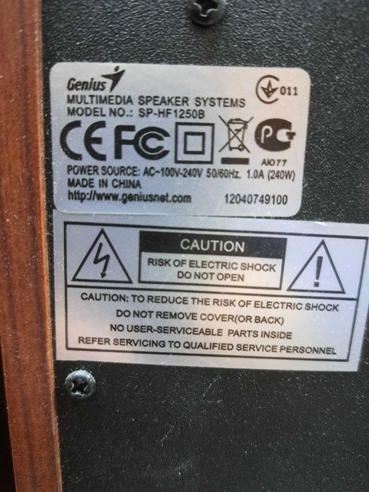 Głośniki Genius SP-HF1250B