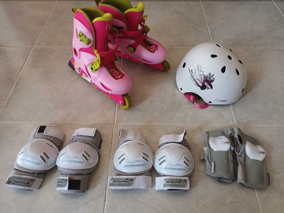 Patins em linha + Acessórios