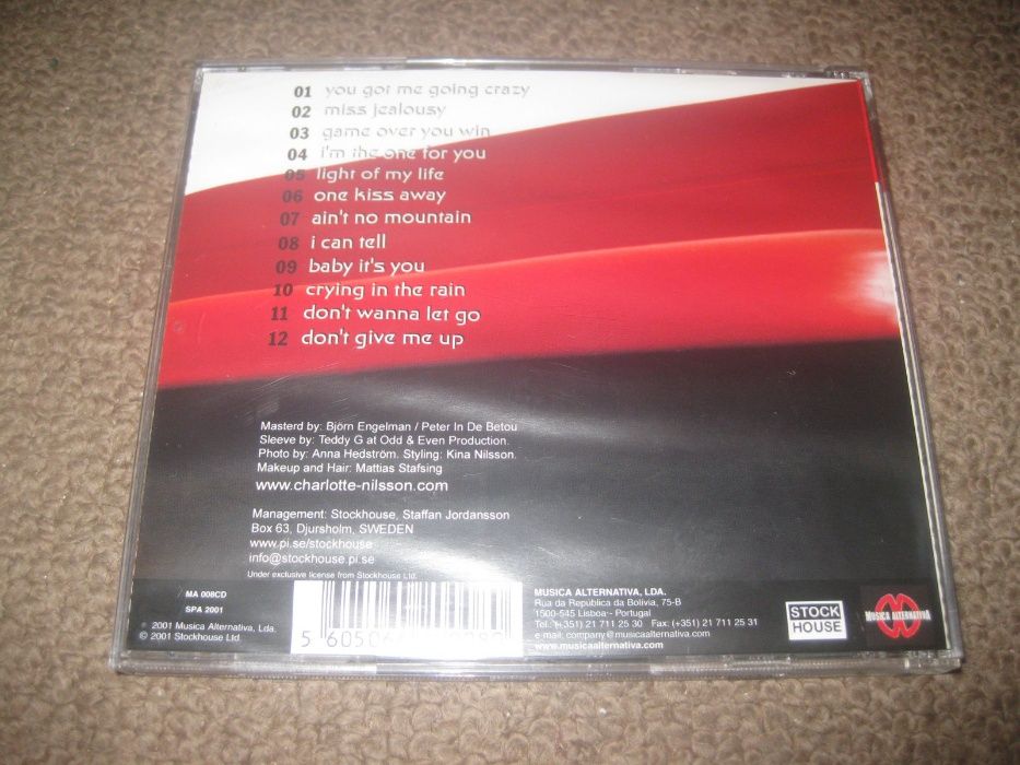 CD da Charlotte Nilsson "Miss Jealousy"