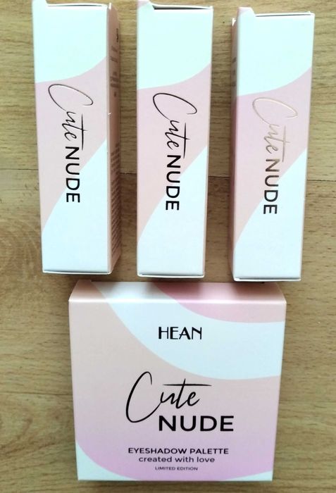 Zestaw NOWYCH kosmetyków HEAN z linii CUTE NUDE, 120zł, Okazja WYSYŁKA
