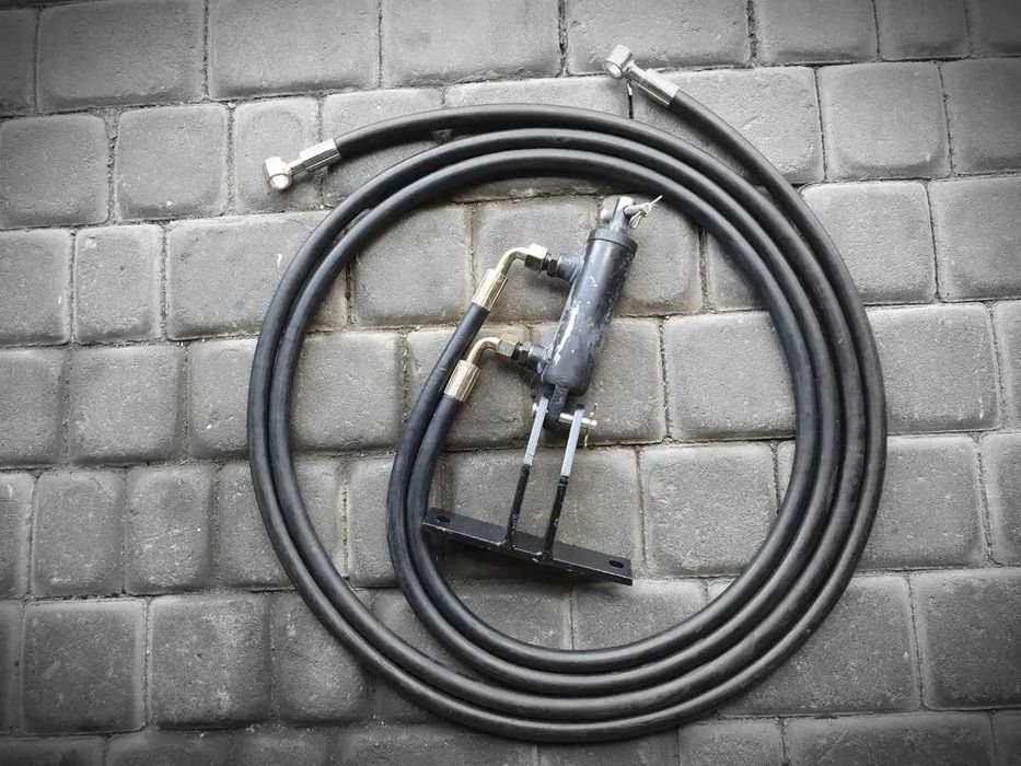 Міні-трактор Булат 185Х з триточкою, польський плуг, фреза широкі шини