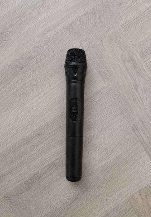 Bluetooth колонка з двома динаміками та бездротовим мікрофоном