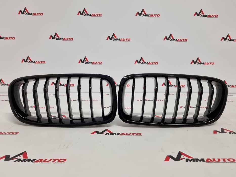 Grelhas Frontais BMW F30 F31 Preto Brilho