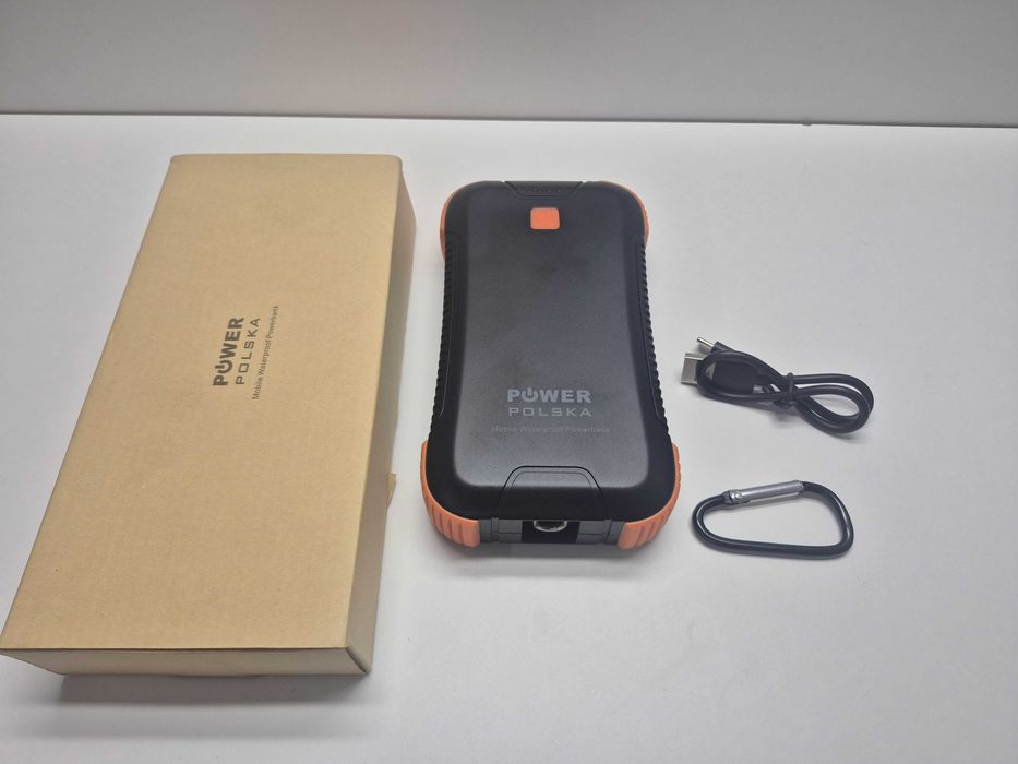 Powerbank 40 000 mAh Power Polska wodoodporny latarka; Komis Jasło Igielna