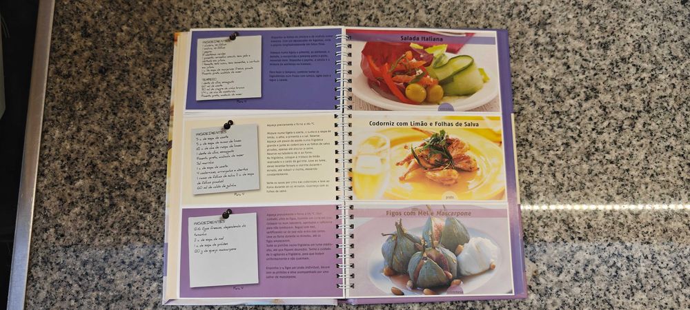 Livro de Receitas "Crie o Seu Menu Coz. Italiana"