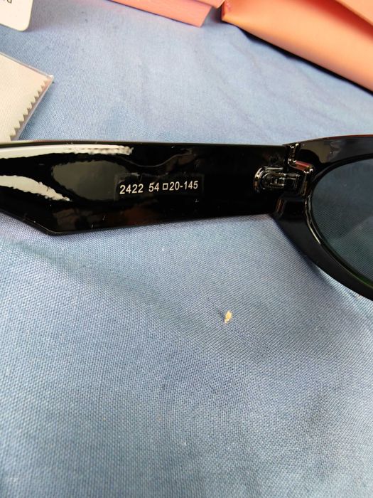 Okulary przeciwsłoneczne Miu Miu damskie komplet pudełko premium