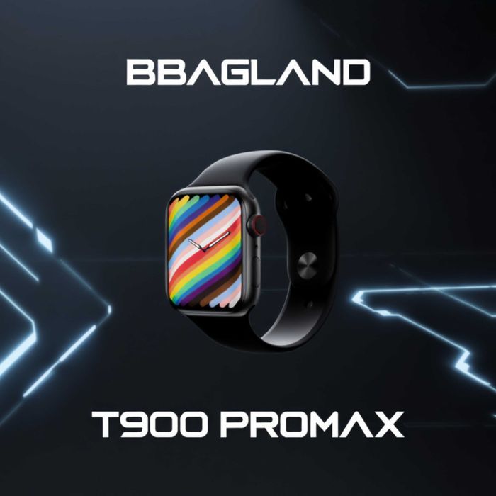 Smartwatch T900 PRO MAX Branco, Preto e Rosa