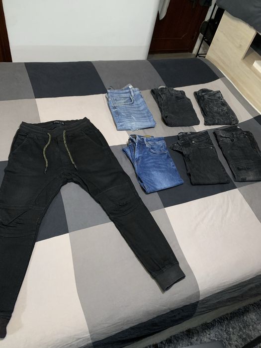Lote Calças Homem Tam 36 / S — Bershka e Pull & Bear (Vários Modelos)