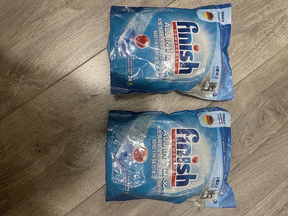 Таблетки для посудомоечных машин Finish