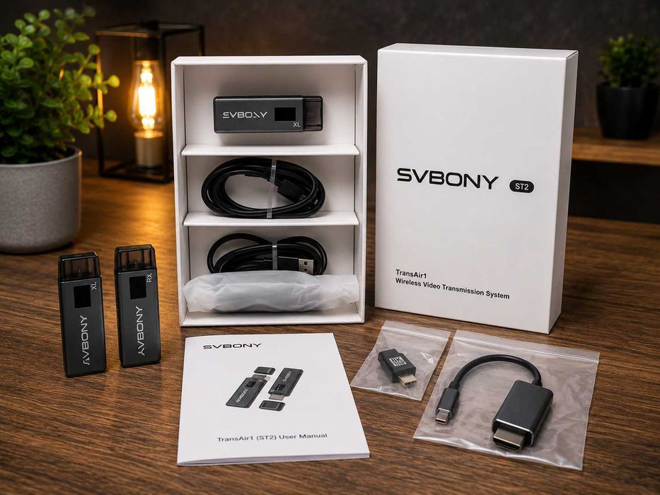 SVBONY TransAir1 ST2 – bezprzewodowy system transmisji obrazu HDMI