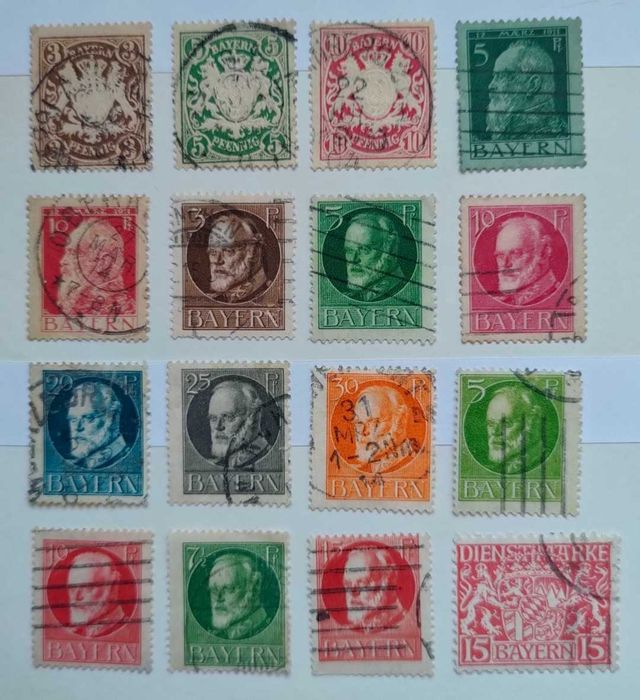 Bayern - znaczki pocztowe