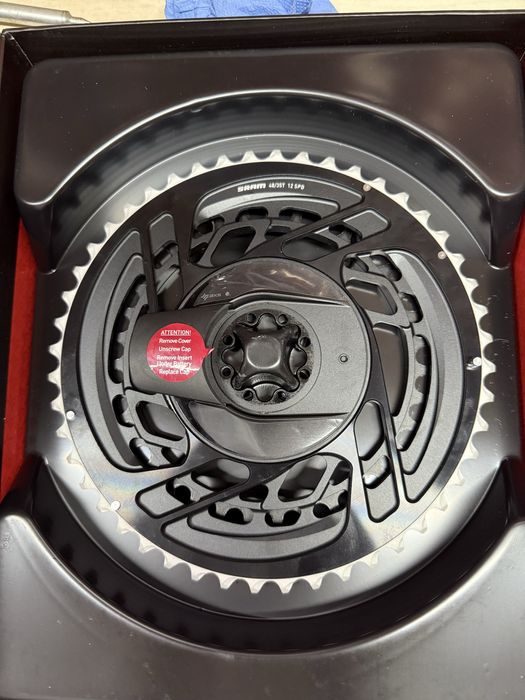 Pratos estrada Sram Force AXS D2 DM 48/35T com medidor de potência