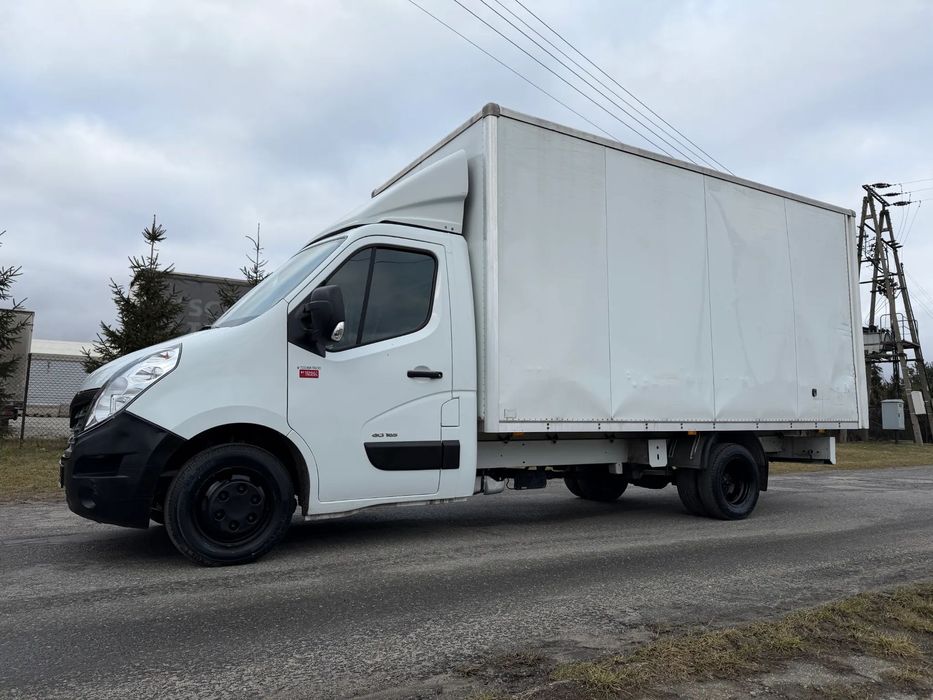 Renault Master * 2.3 / 165KM * Kontener / Rama do zabudowy *  Koła bliźniacze * Rozstaw osi: 4.3m * Możliwość zmiany zabudowy *