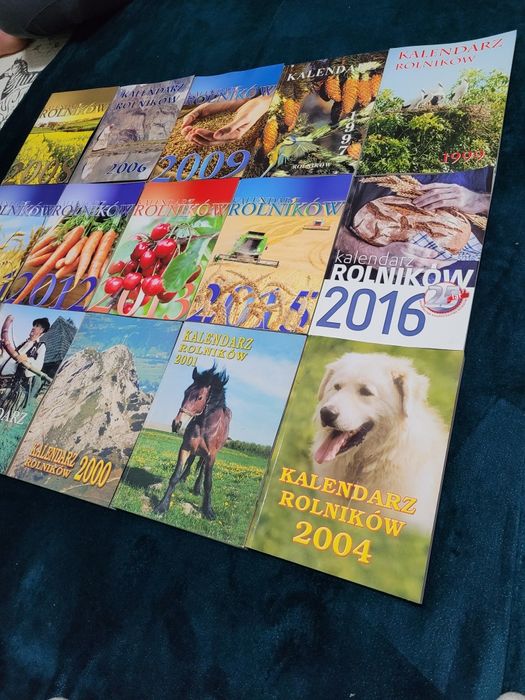 Kalendarz rolników - różne roczniki. Cena za 1 egzemplarz