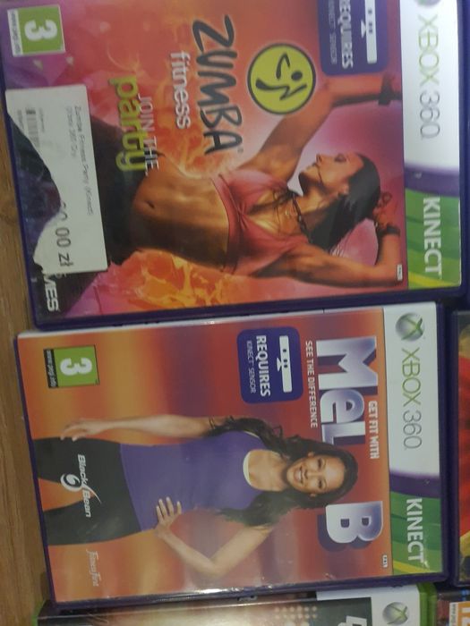 Sprzedam zamieni gry sensor kinect sport Xbox360 Just dance Rush zumba