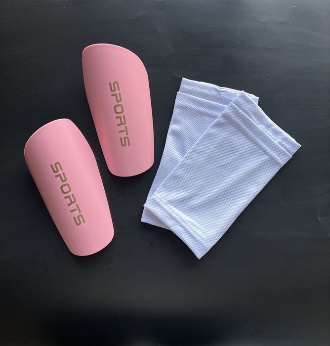 Комплект 2в1 футбольні щитки з тримачами футбольные щитки захист