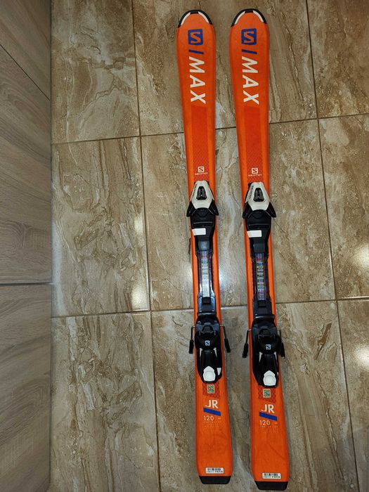 Narty zjazdowe juniorskie Salomon S/Max JR 120 cm.