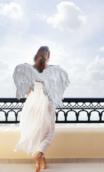 skrzydła anioła przebranie na jasełka strój kostium