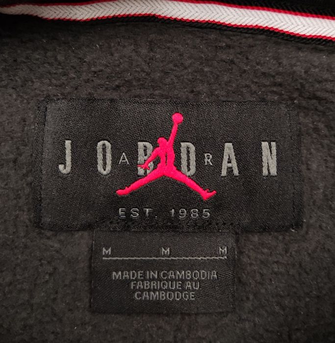 Jordan czarna męska bluza z kapturem w rozmiarze M