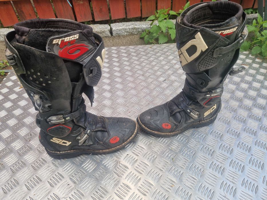 Buty 43 27,2 motocyklowe enduro SIDI CROSSFIRE 3 BLACK/ASH czarny szary