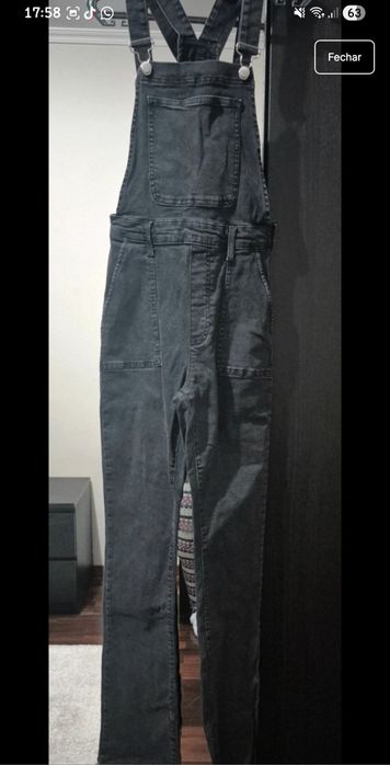 Jardineiras de ganga