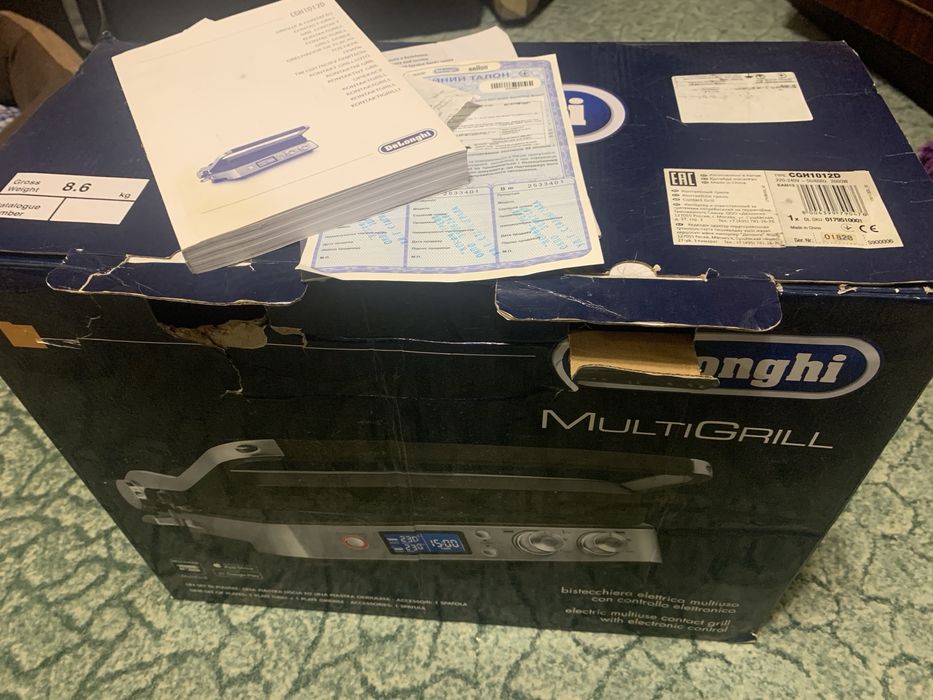 Гриль DeLonghi CGH 1012D
