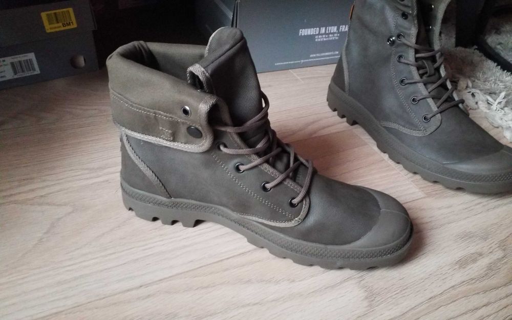 palladium Baggy Coated ciemnozielone