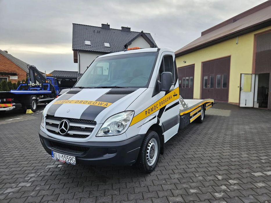 Mercedes-Benz SPRINTER  Sprinter LAWETA POMOC DROGOWA Alu Najazd Kamera LED HAK 3.5 KAT B