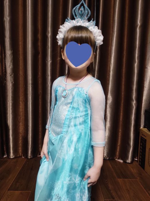 Платье Эльзы из м/ф Холодное сердце, 98-104