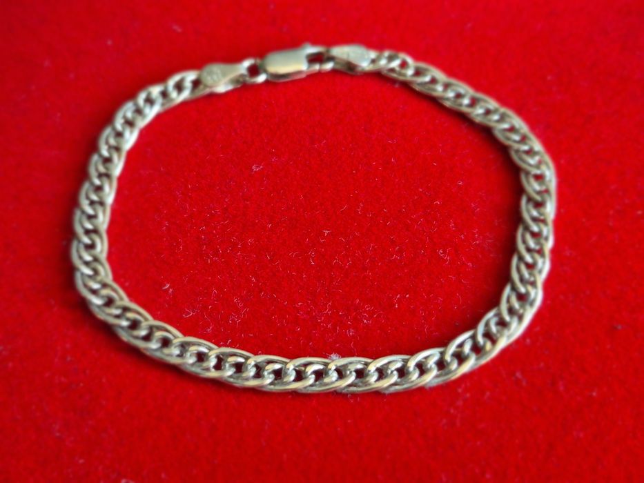Srebrna męska bransoletka srebro 925 18,5 cm 5,8g