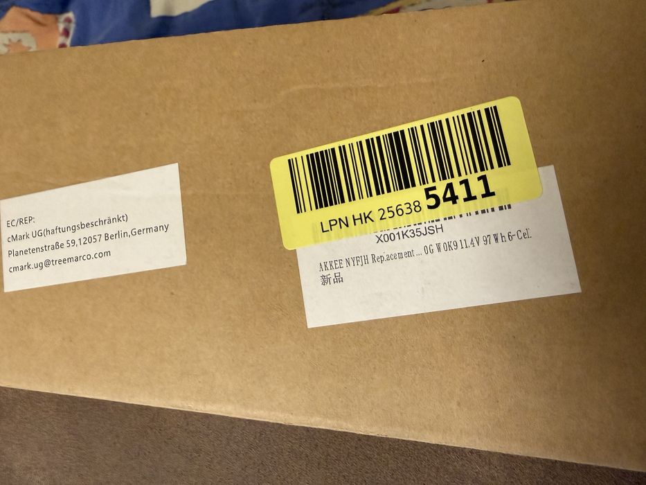 батарея для ноутбука Dell NYFJH Precision 7530 P74F 7730 P34E