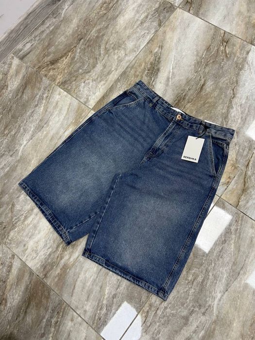 Нові широкі шорти джинсові BAGGY shorts rap широкие шорты Jaded London