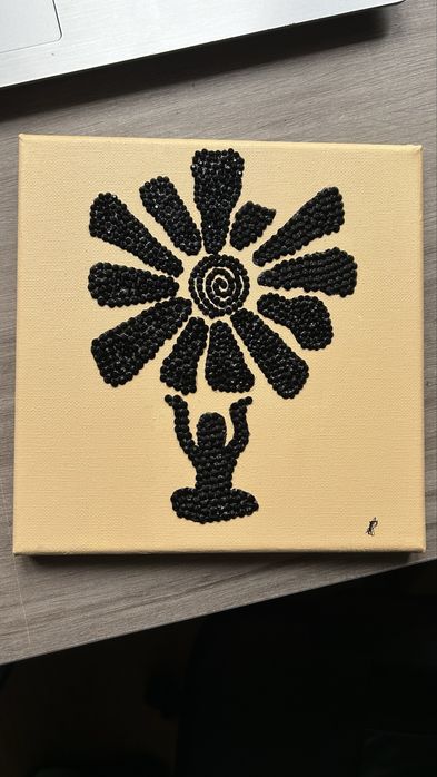 Quadro feito à mão - Arte com pedras