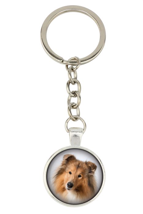 Owczarek szkocki długowłosy brelok ze zdjęciem Art-Dog