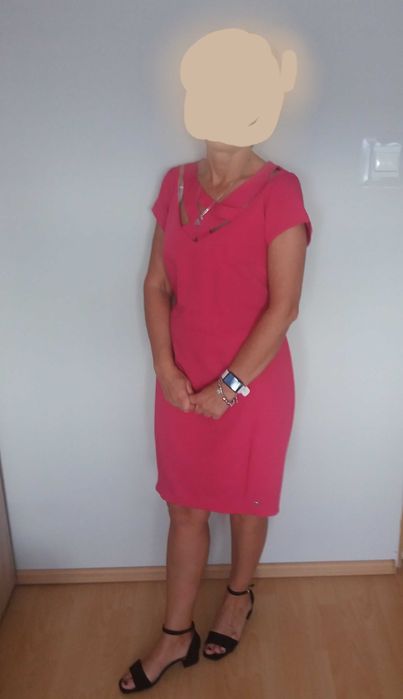 Sukienka w kolorze fuksji, rozm. 38/40