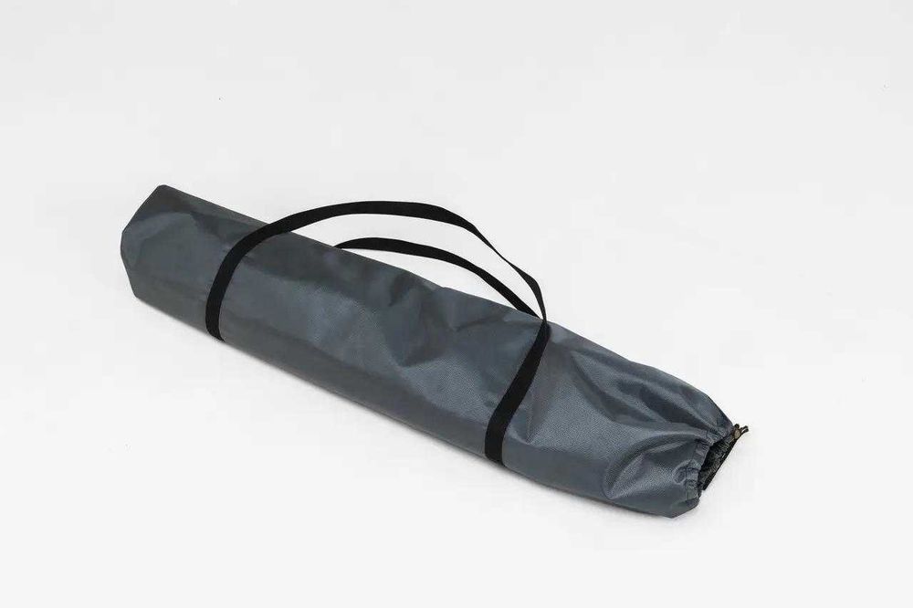 Розкладушка з алюмінію типу Нато для ЗСУ посилена з чорної тканини