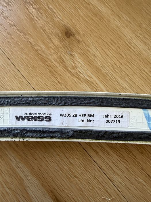 Spoiler Aileron Mala Mercedes Classe C W205 (Branco Pérola)